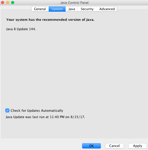 java for mac update